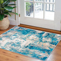 KOZYFLY Small Area Rug 2x3 Rug Entryway Rugs Indoor Non-Slip Modern Abstract by KOZYFLY