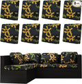 Outdoor Cushion Covers Set, Replacement by SUKAIKEQA