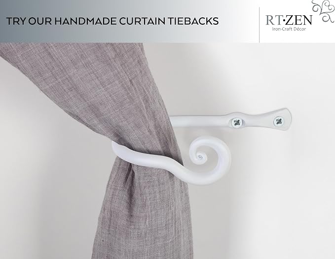 RTZEN Decorative Metal Curtain Tiebacks - Image 6