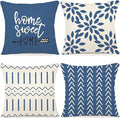 YCOLL Pillow Covers 20x20 Set of 4, Modern Sofa Throw Pillow Cover, Decorative by PillowCoversExpert