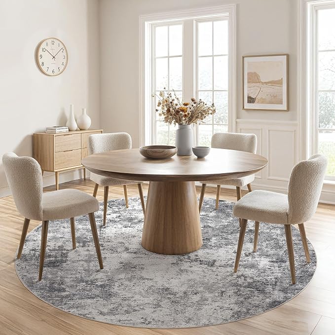 UERMEI 6ft Round Area Rug Living Room Rugs - Image 3
