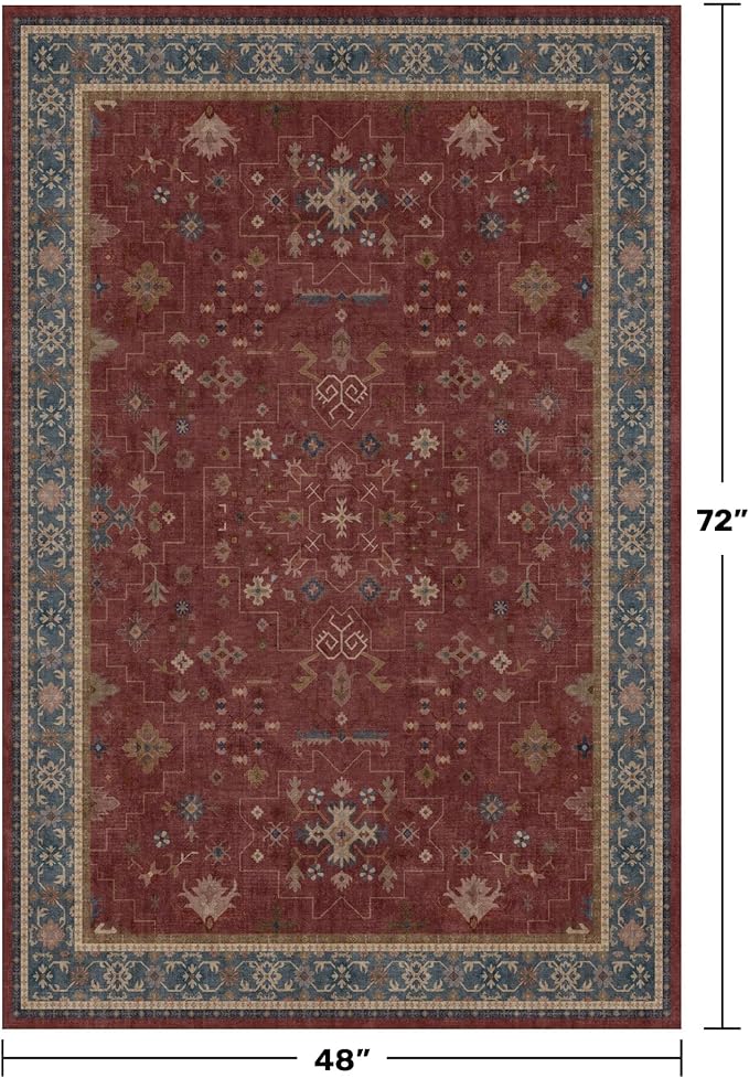 Turkish 4x6 Rug for Living Room Small - Image 2