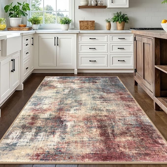 IOHOUZE Abstract Area Rugs 5x7 Ft Washable Rugs - Image 2