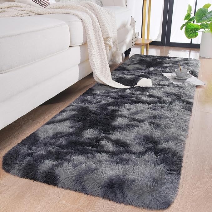 Chicrug Soft Runner Rugs for Bedroom Living Room Plush Fluffy Rug 2x8 Feet - Image 2