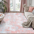 Aelenmu 6x9 Area Rugs for Living Room Bedroom Dining Room Washable Pink | Soft by Aelenmu