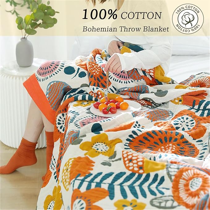 Throw Blanket Queen Size Fall Blanket - Image 3