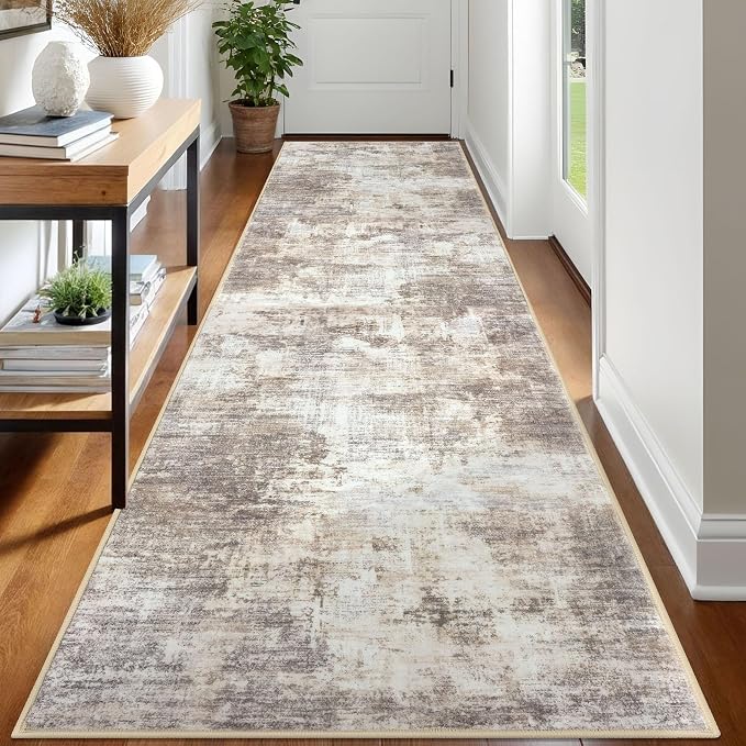 IOHOUZE Abstract Runner Rug 3x12 Ft Washable Runners by iOhouze
