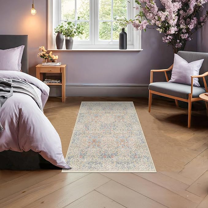 3x5 Washable Area Rug for Bedroom Beside Bed Mat, Large Kitchen, Entryway Rug - Image 3
