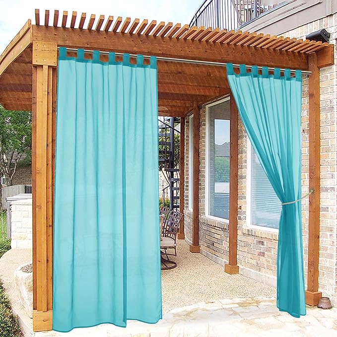 RYB HOME Sheer Outdoor Curtains by RYBHOME