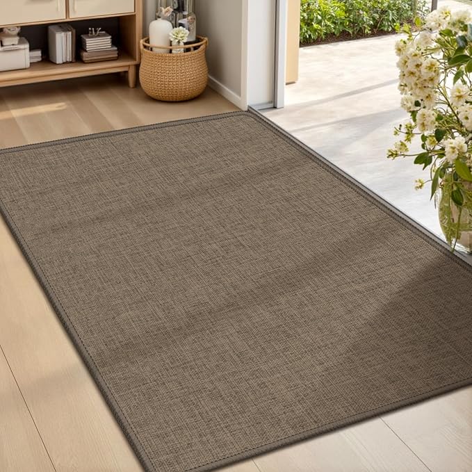LEKEEPGO Ultra Thin Indoor Door Mat 24"x36", Low-Profile Door Mat Indoor by LEKEEPGO
