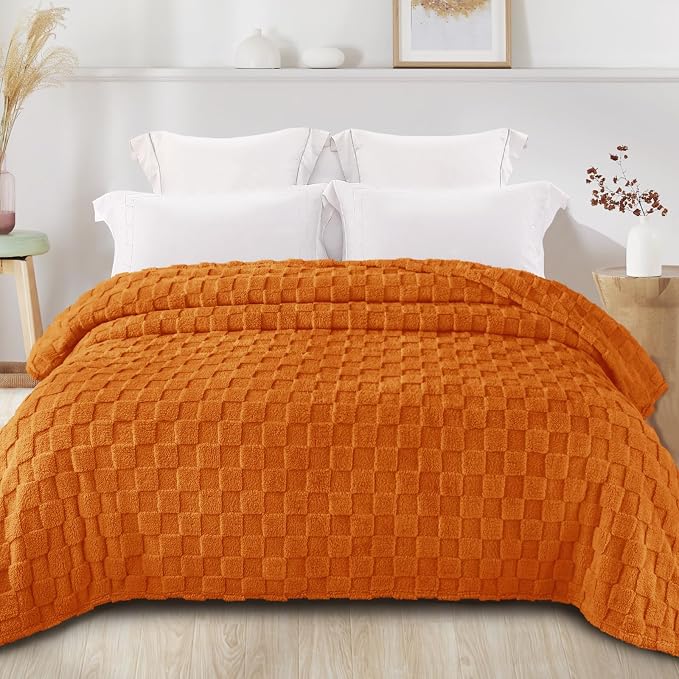 Exclusivo Mezcla Queen Size Flannel Fleece Blanket, Super Soft and Warm - Image 3
