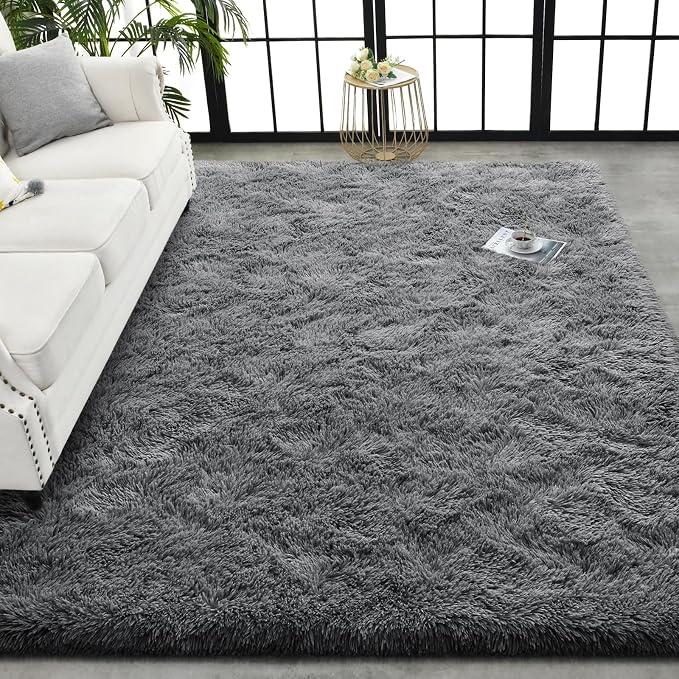 TWINNIS Super Soft Shaggy Rugs Fluffy Carpets, 5x8 Feet, Indoor Modern Plush - Image 8