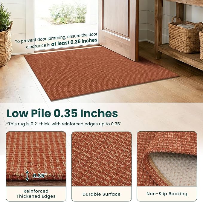 KOZYFLY Orange 2x12 Runners Rugs - Image 4
