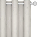 Deconovo Beige Curtains for Living Room, Room Darkening Soundproof Drapes by Deconovo