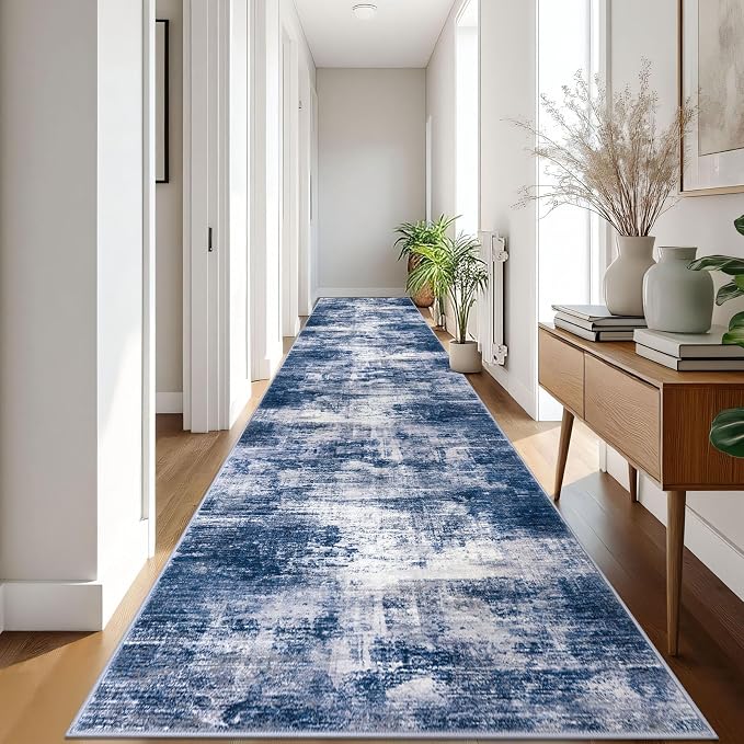 IOHOUZE Abstract Runner Rug 3x18 Ft Washable Runners - Image 8