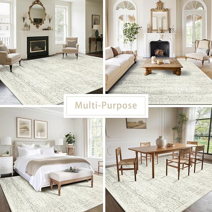 Srugn Washable Rugs 5x7 Area Rugs - Image 6