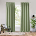RYB HOME Bedroom Blackout Curtains 80 inches Long, 100% Blackout Thermal by RYBHOME