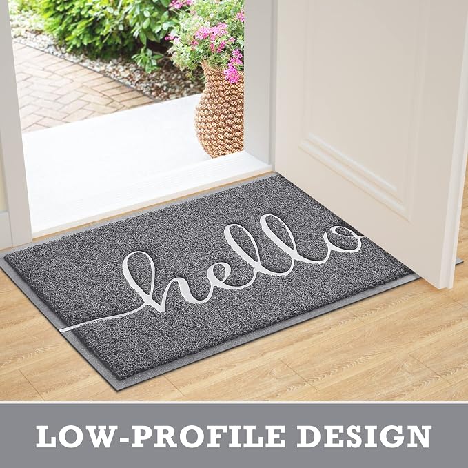 CozyBounty Door Mat Hello Mats Outdoor Indoor Non-Slip Doormat - Image 4