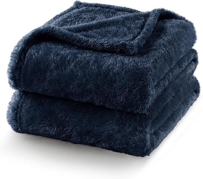 Exclusivo Mezcla Plush Fuzzy Fleece Bed Blanket Twin Size, Super Soft, Fluffy - Image 7
