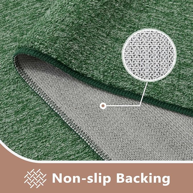 FinRèc Low Pile 6x9 Washable Area Rugs - Image 4
