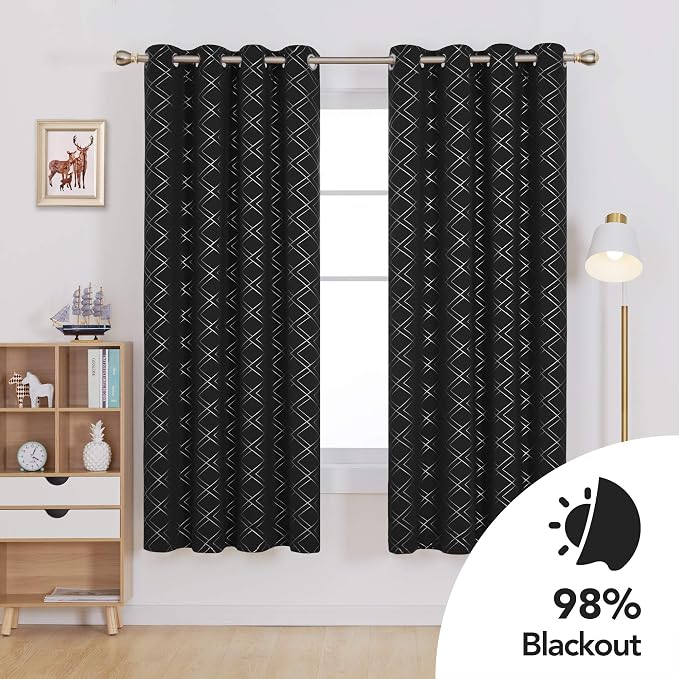 Deconovo Blackout Curtains 63 Inch Length - Image 2
