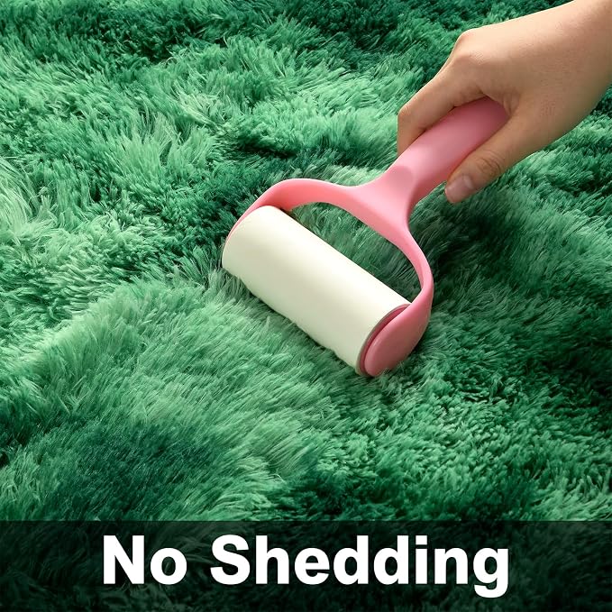 Shag Area Rug, 4 X 6 Tie-Dyed Plush Fuzzy Rugs - Image 4