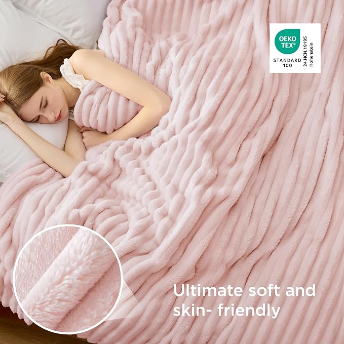 Bedsure GentleSoft Blankets Queen Size - Image 4