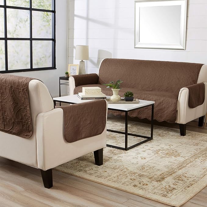 Great Bay Home Reversible Loveseat Cover - Image 5