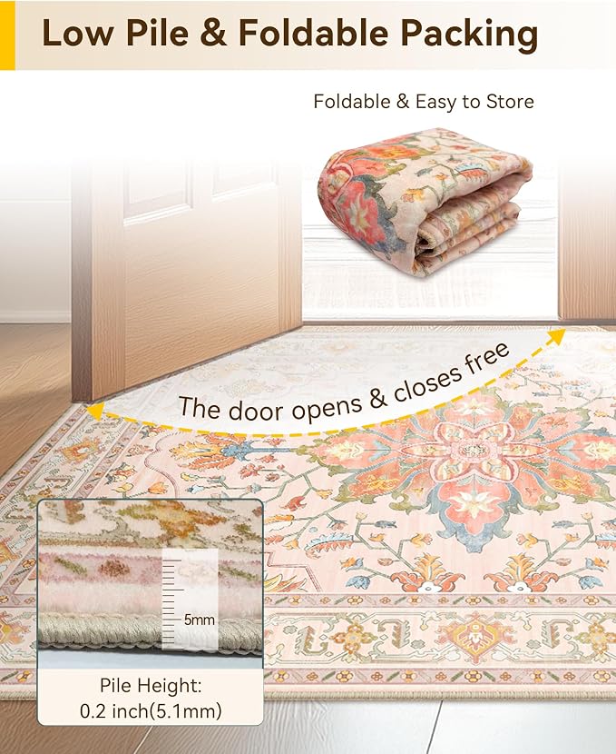 Area Rugs 2'6''x4' Kitchen Rugs Entry Rug Small Rugs - Image 4