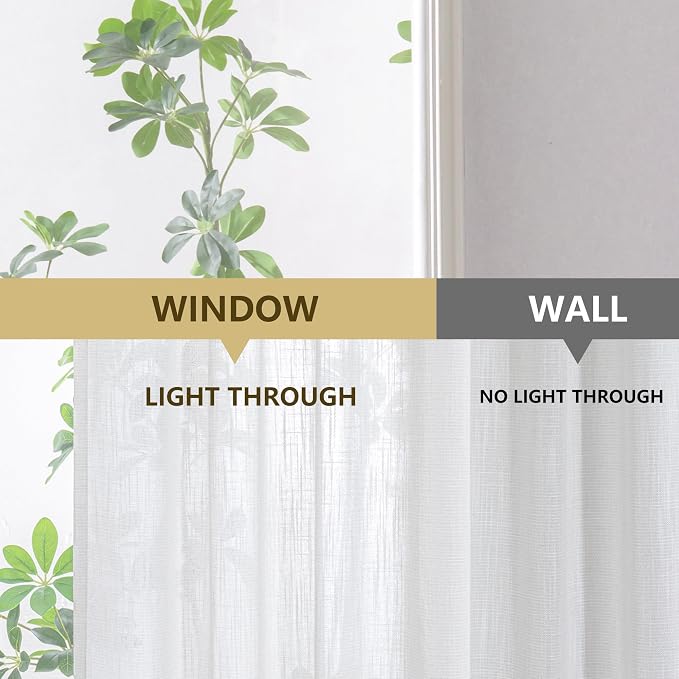 MYSKY HOME Natural Curtains for Living Room - Image 7