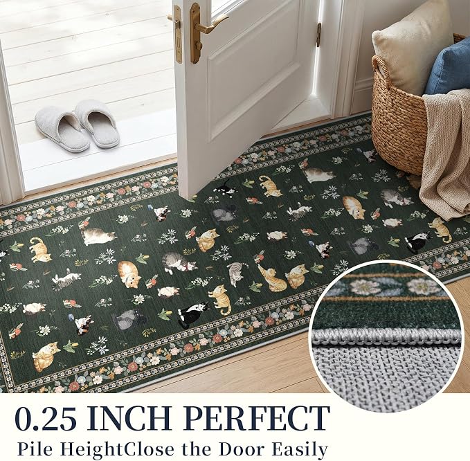 2x5 Washable Kitchen Runner Rug - Image 6