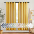 NICETOWN Linen Sheer Curtains 72 inch Length 2 Panels, Grommet Linen Blend by NICETOWN