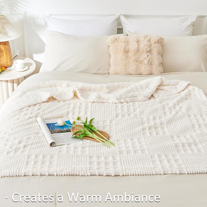 EXQ Home Fleece Throw Blanket for Couch or Bed - Image 4