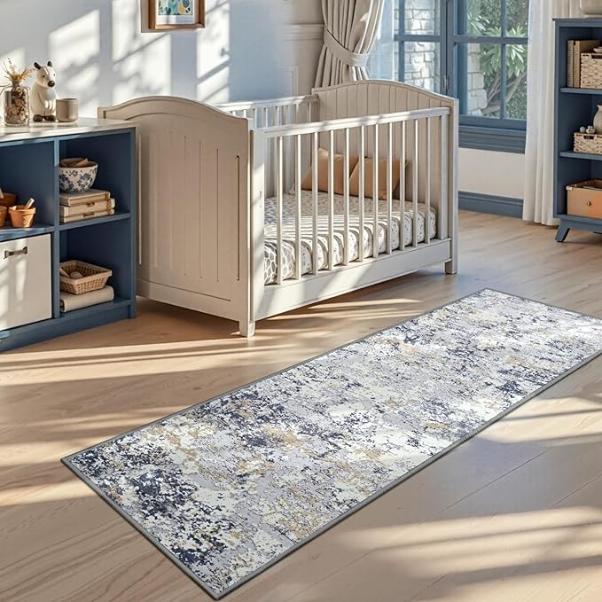 Toneed Entryway Runner Rug 2x6 for Hallway Kitchen, Washable Non-Slip Rug - Image 5
