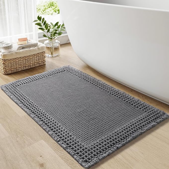 RESARE Waffle Bath Mat by Resare