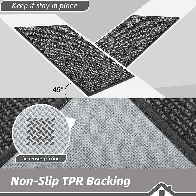 BEQHAUSE Kitchen Runner Rugs 24"x60", Kitchen Mats - Image 4