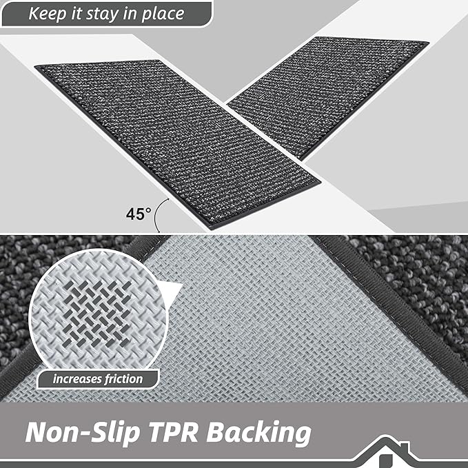 BEQHAUSE Kitchen Runner Rugs 24"x84", Non-Slip Kitchen Mats - Image 4