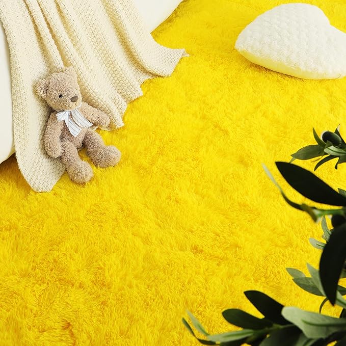 LOCHAS Ultra Soft Indoor Modern Area Rugs Fluffy Living Room Carpets - Image 5