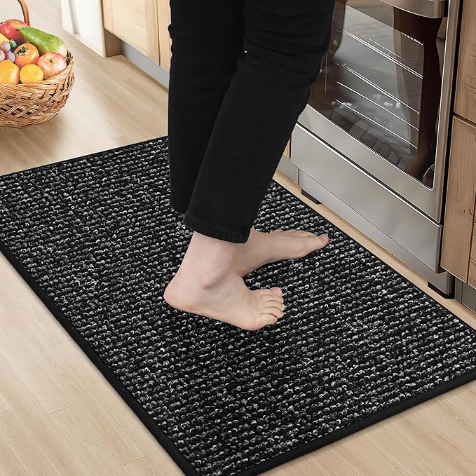 BEQHAUSE Kitchen Rugs 20"x32", Non-Slip Kitchen Mats by BEQHAUSE