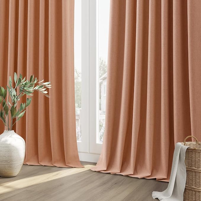 100% Blackout Curtains 102 Inch Length 2 Panels Set - Image 10