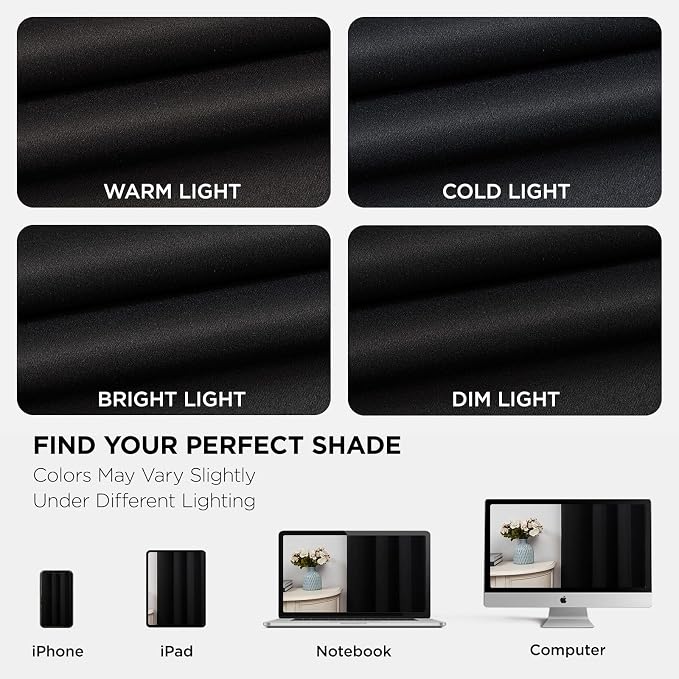 Joydeco Blackout Curtains 84 Inch Length 2 Panels Set, Thermal Insulated Long - Image 6