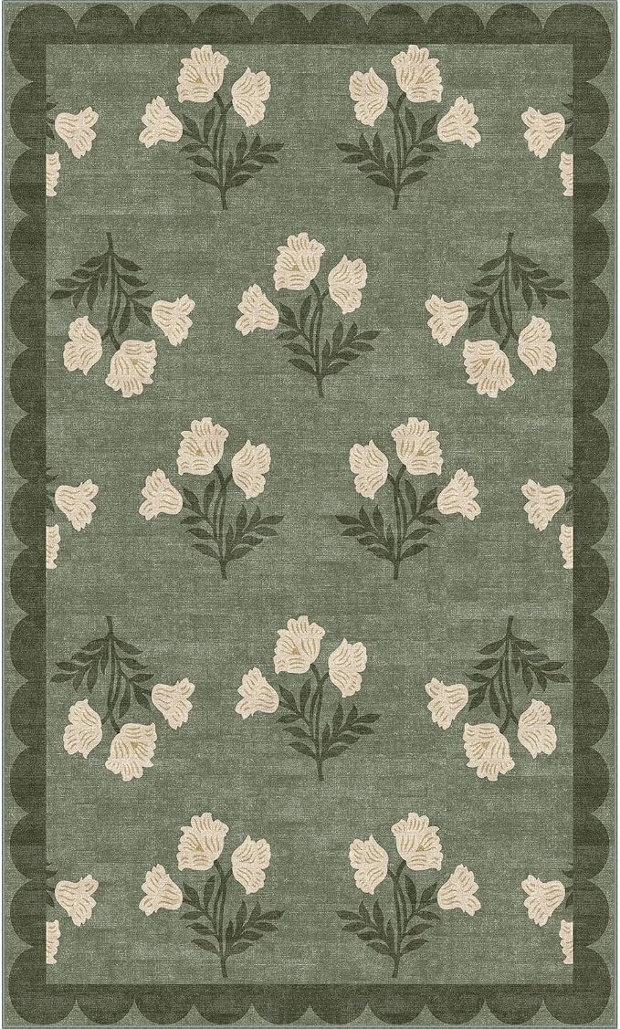 3x5 Floral Entry Rug - Image 7