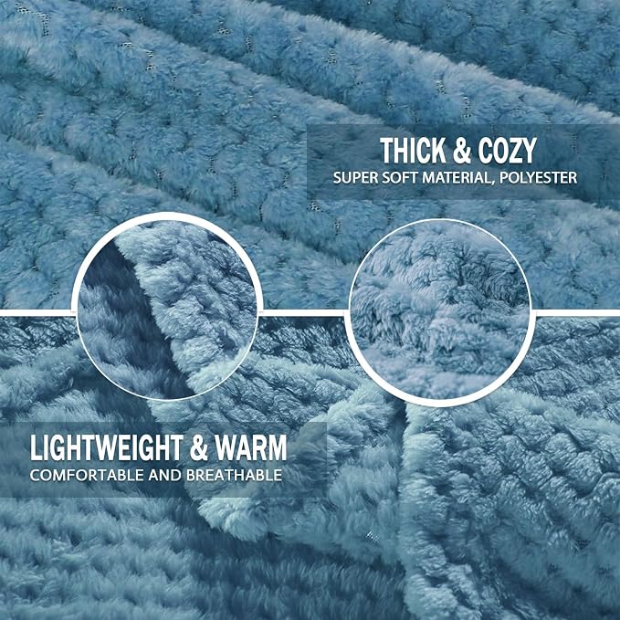 Exclusivo Mezcla Fleece Throw Blanket Extra Large, Super Soft and Warm Blankets - Image 6