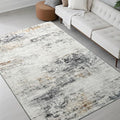Toneed Abstract Area Rug Modern Washable Rug Soft Non Slip Rug Low Pile by Toneed