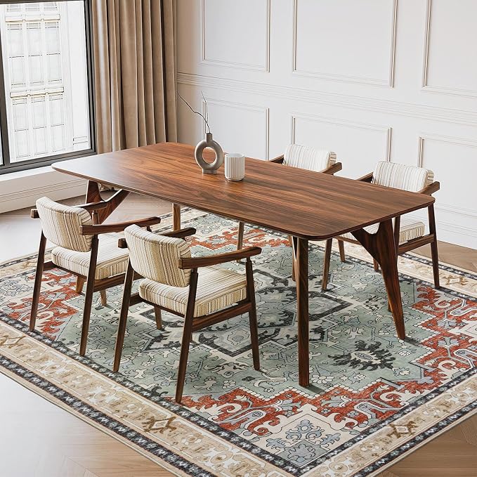 Lofus 5x7 Area Rugs for Living Room and Bedroom, Machine Washable Rug for - Image 4