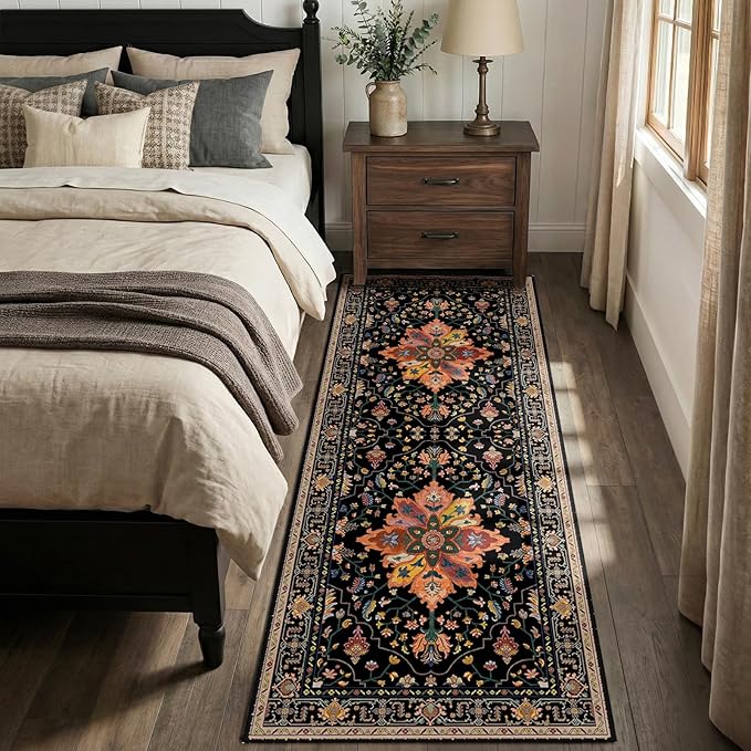 RELEANY Area Rugs 2'x6' Runner Rug Non Slip Washable - Image 2