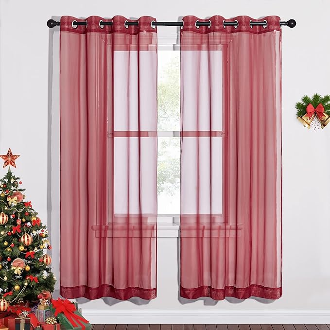 NICETOWN Ring Top Sheer Curtains by NICETOWN