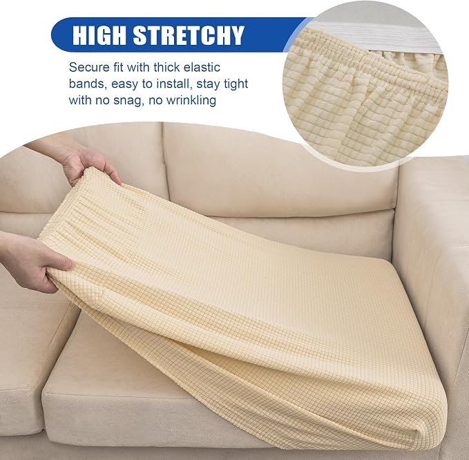 Water Repellent Sofa Cushion Slipcovers, Stretch Spandex 3 Seats Sette Cushion - Image 5