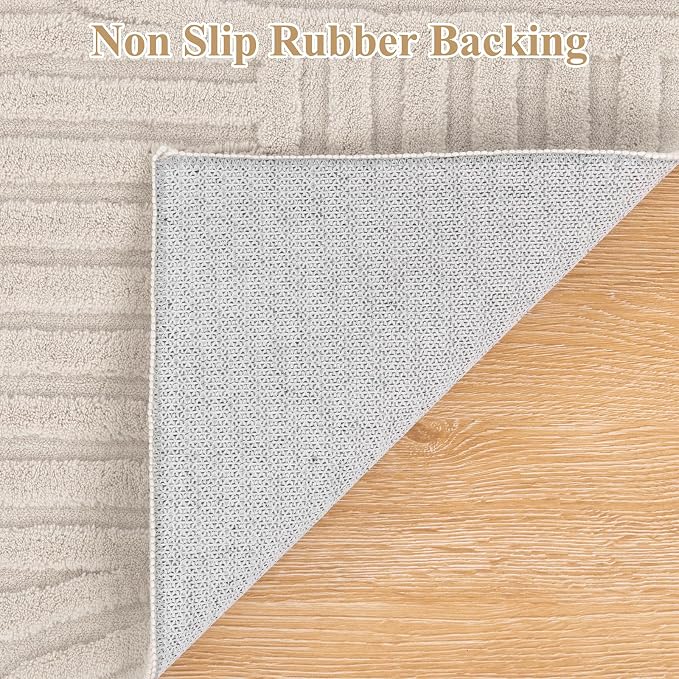 Pauwer 5x7 Area Rugs for Living Room, Modern Non Slip Washable Rug, Soft Fluffy - Image 4