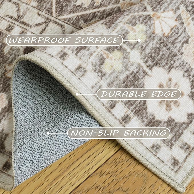 7X9 Area Rugs Machine Washable Rugs - Image 7